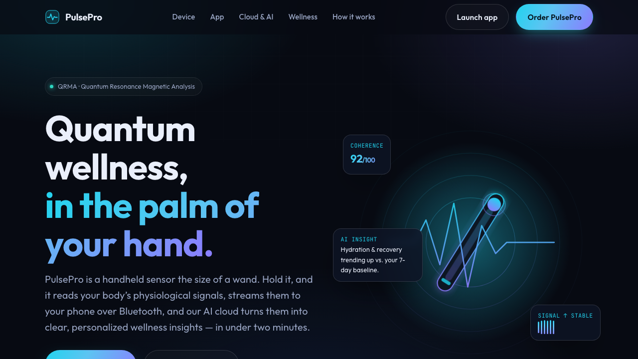 PulsePro — wellness devices